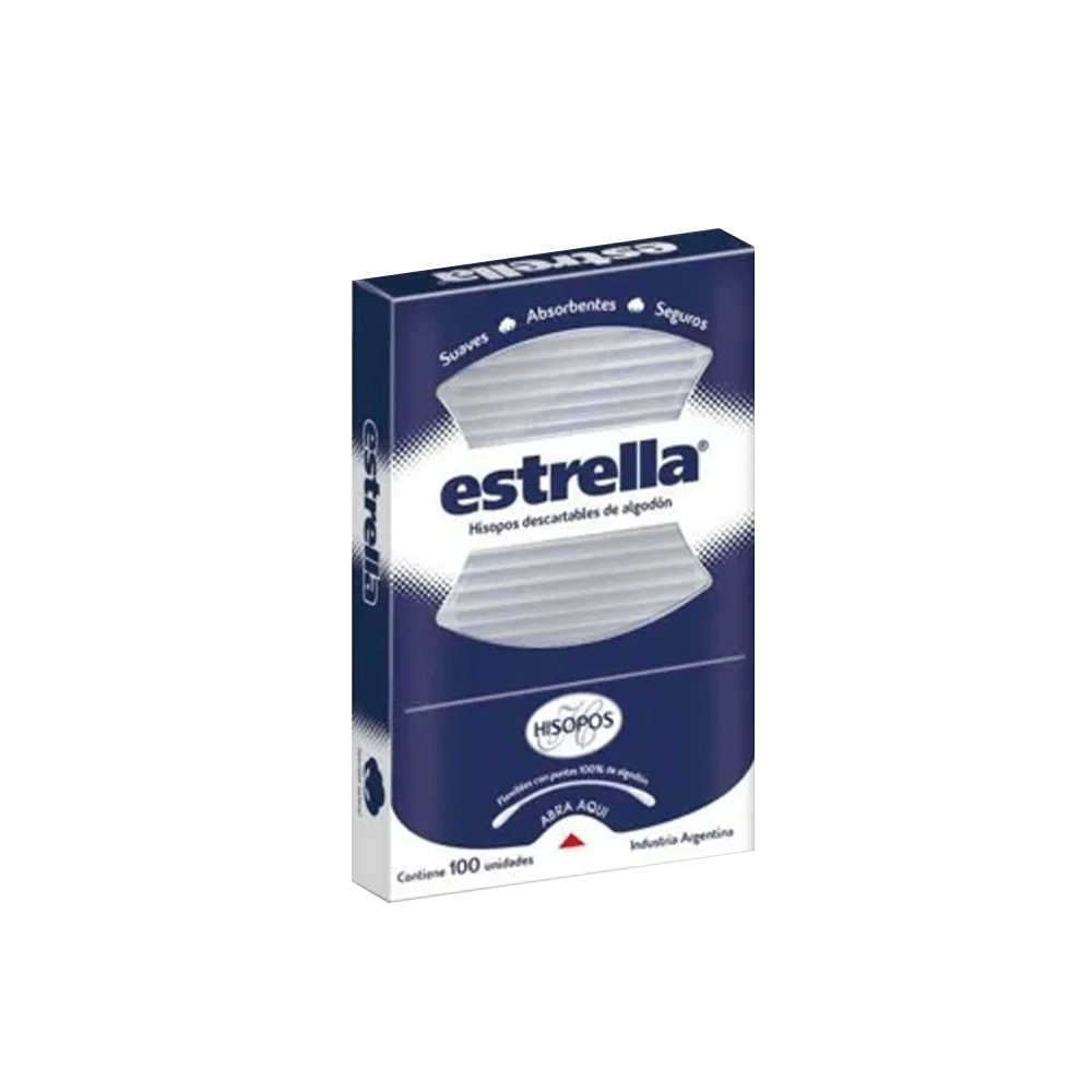 Estrella Hisopo Estuche