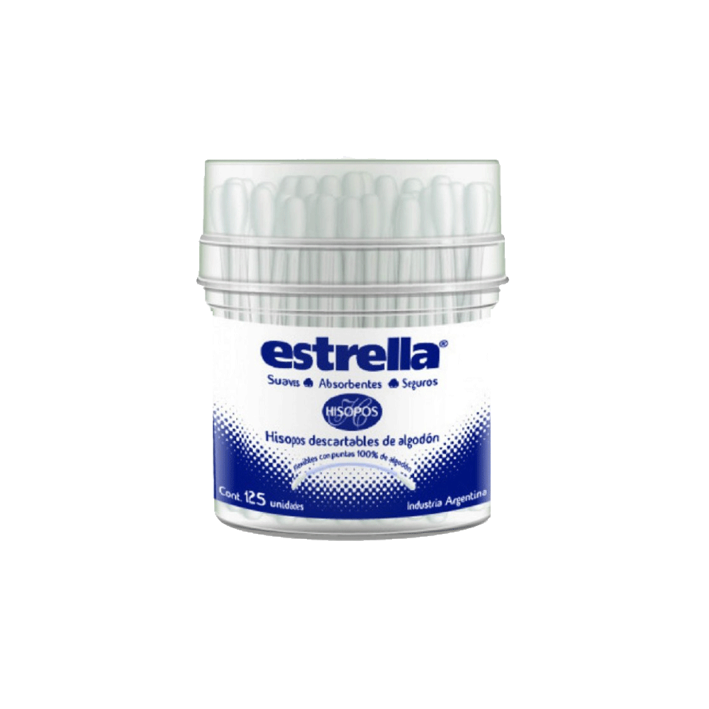 Estrella Hisopos Pote