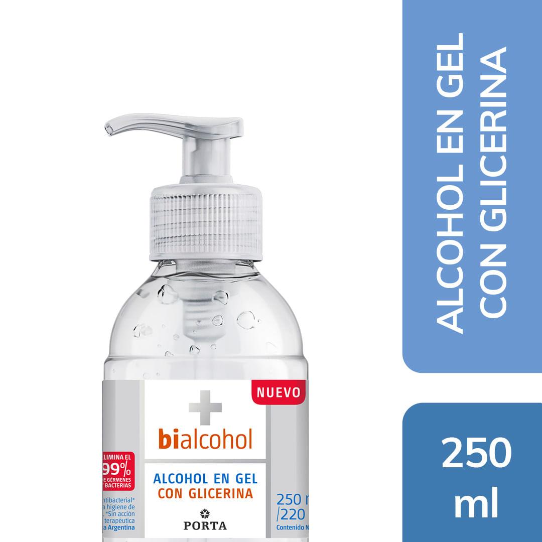 Bialcohol Porta Gel con Glicerina