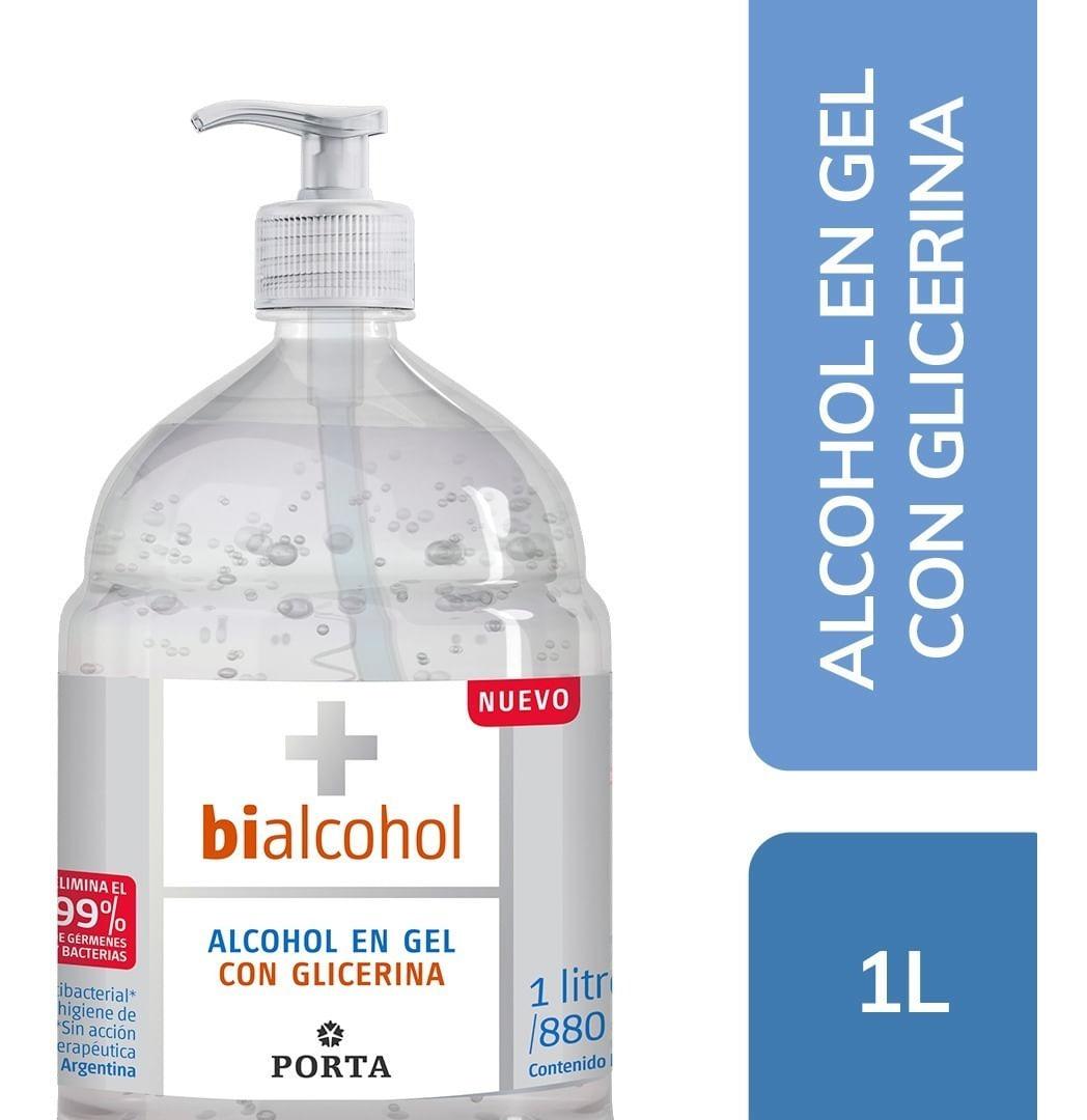 Bialcohol Porta Gel con Glicerina