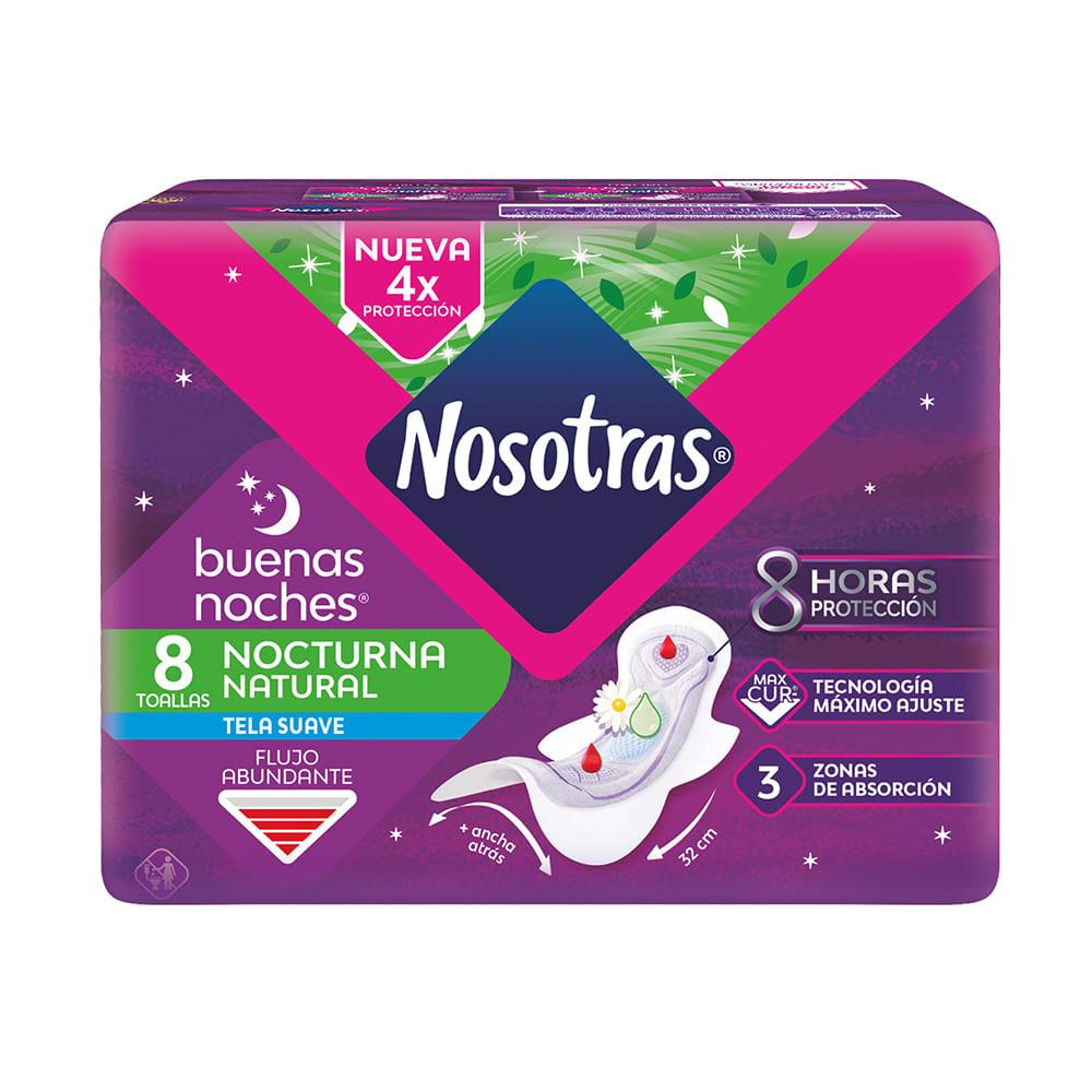 Nosotras Toalla Femenina Nocturna Suave
