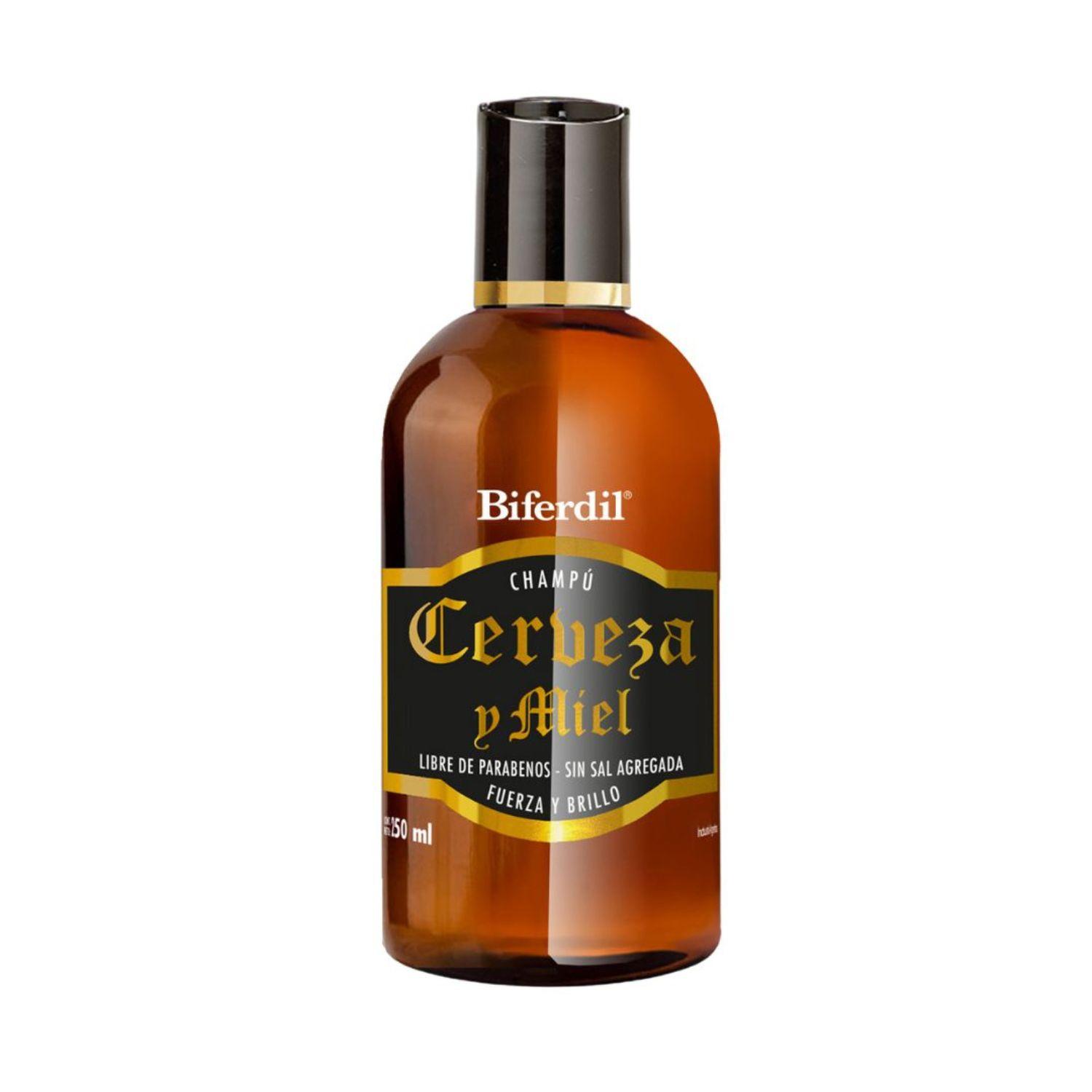 Biferdil Cerveza y Miel Shampoo