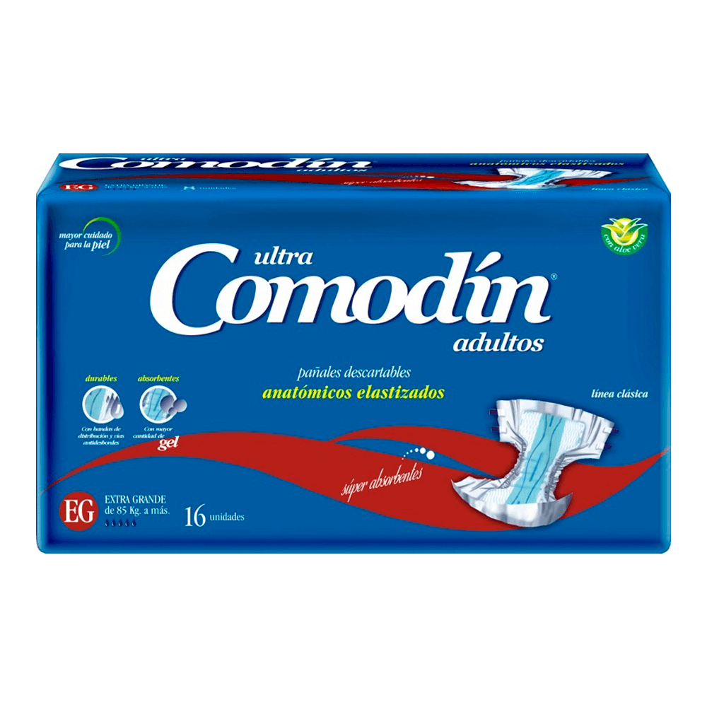 Comodin Pañal Anatomico Xg X 16 Pack