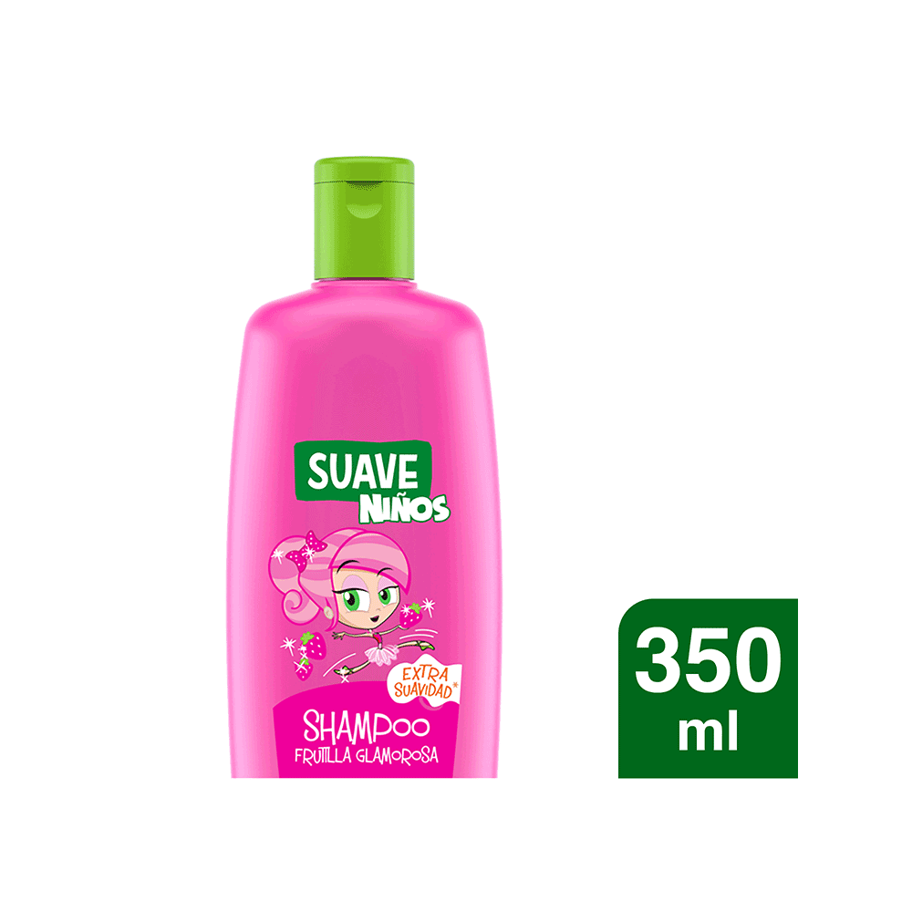 Suave Niños Frutilla Glamor Shampoo