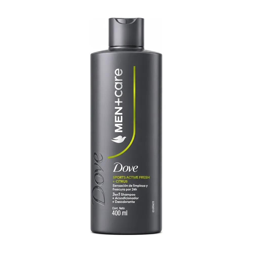 Dove Men Sport Active Fresh 3EN1 Shampoo X400 Ml(Nuevo)