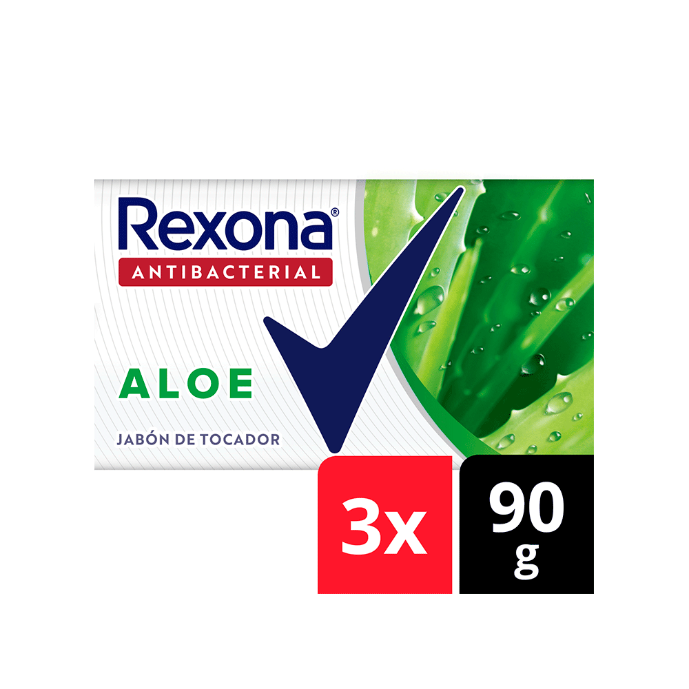 Rexona Jabón Antibac Aloe X3