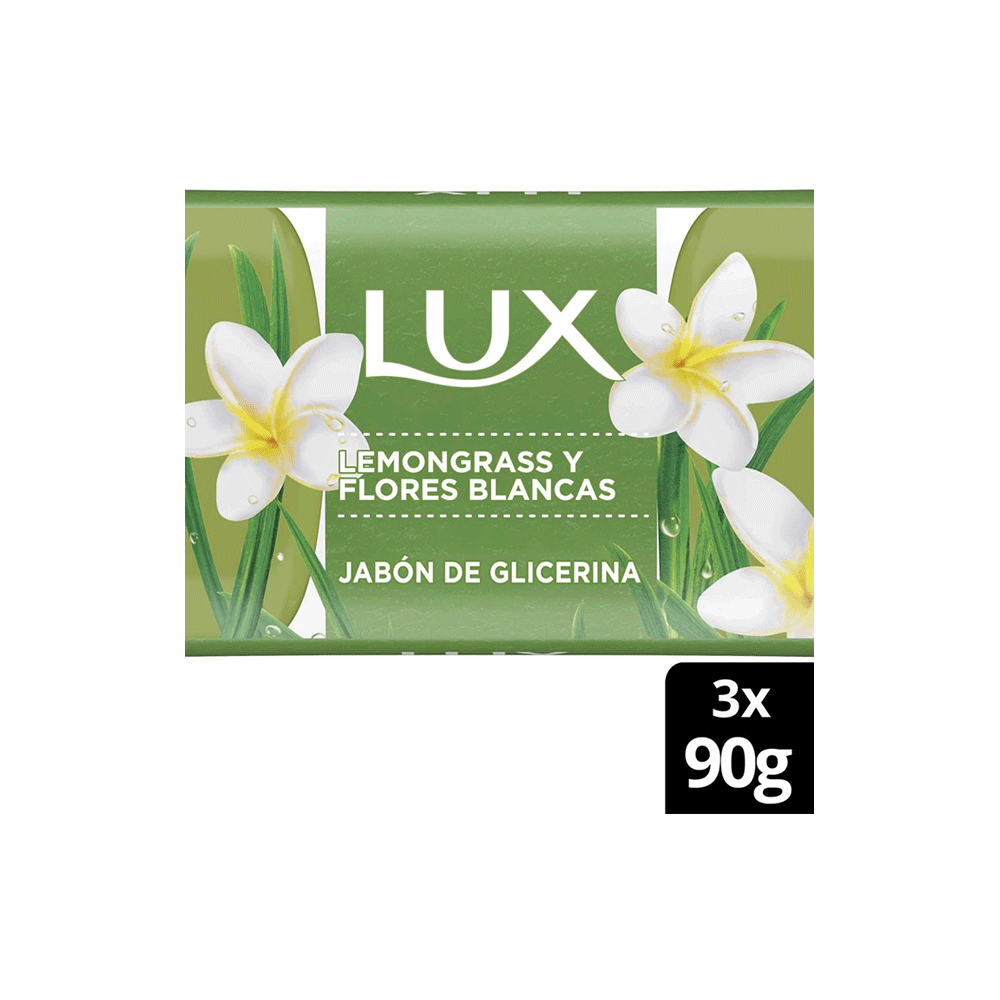 Lux Jabón Glic Lemon y Flores 3