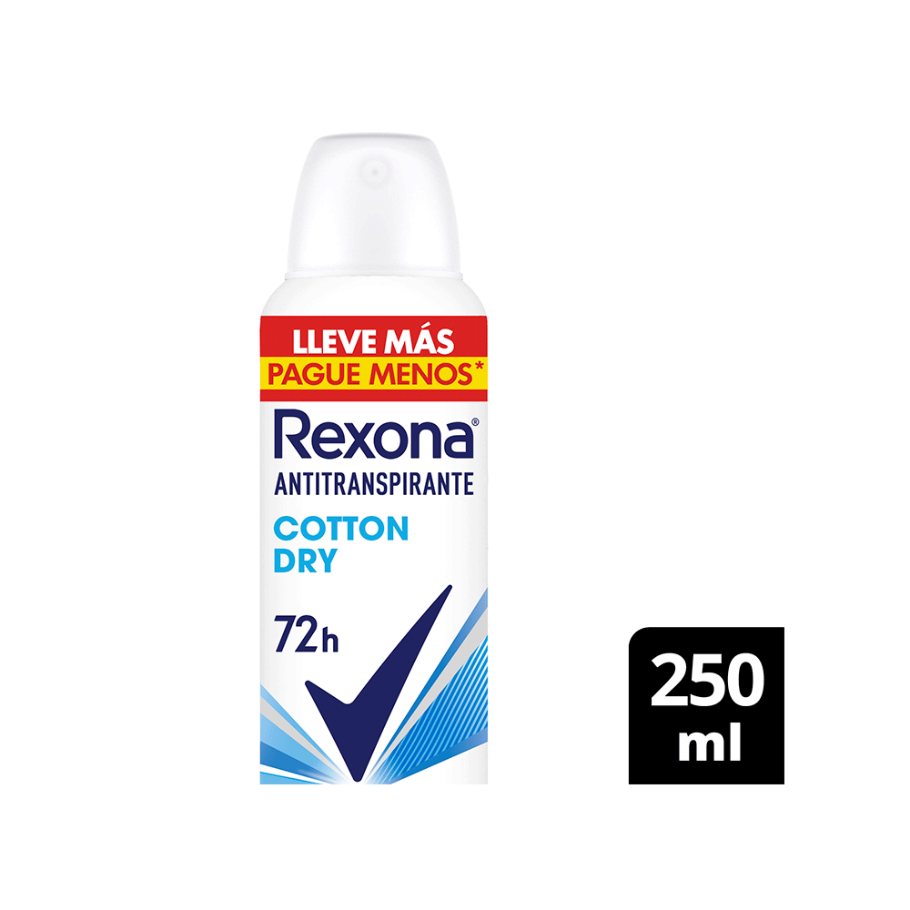 Rexona W Aerosol Ant Cotton Dry X 250 Ml(New)