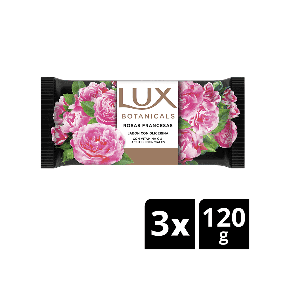 Lux Botani Rosas Francesas Jabón X3