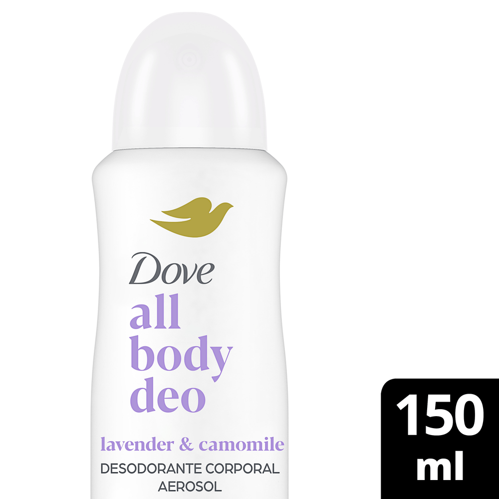 Dove All Body Desodorante Aerosol Lavander y Camom
