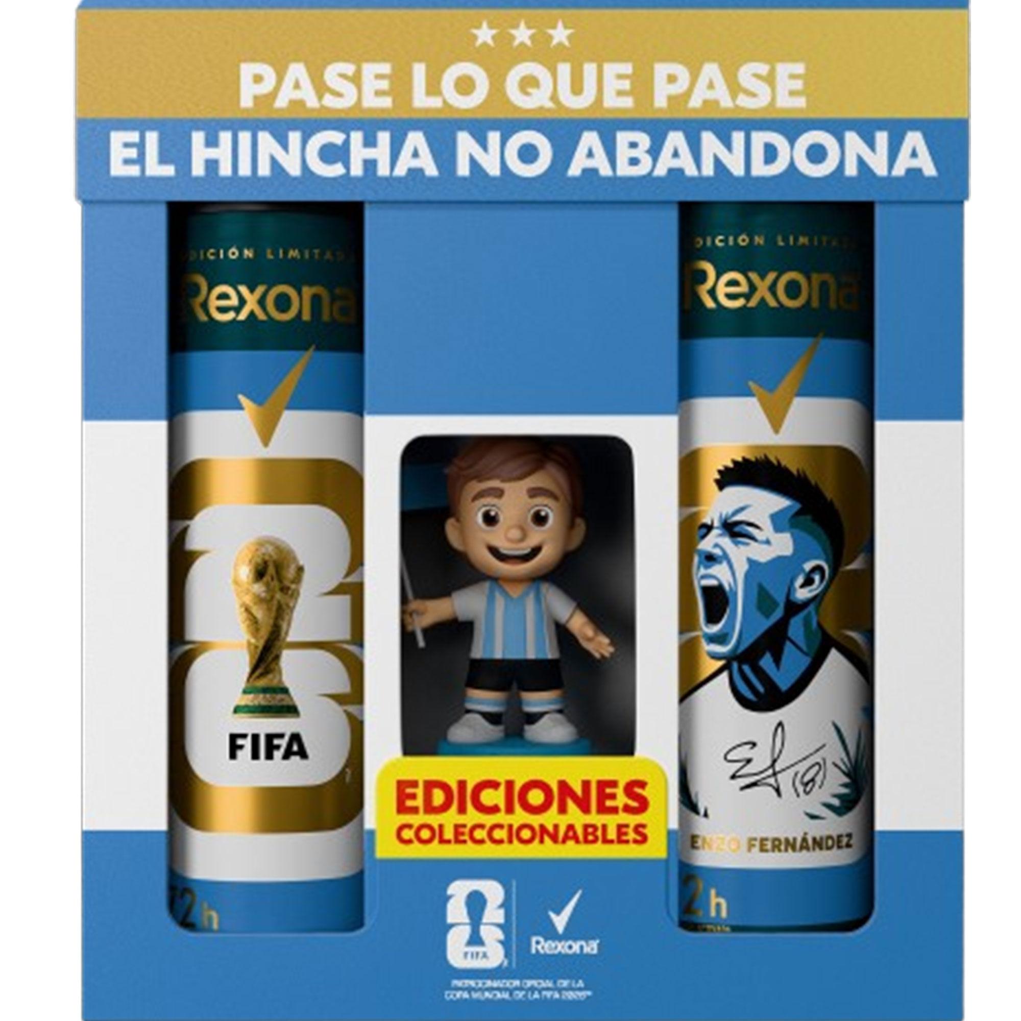 Rexona M Aerosol Fifa(Fut Fan+Enzo) Pro-Pack Ed Lim Coleccionables