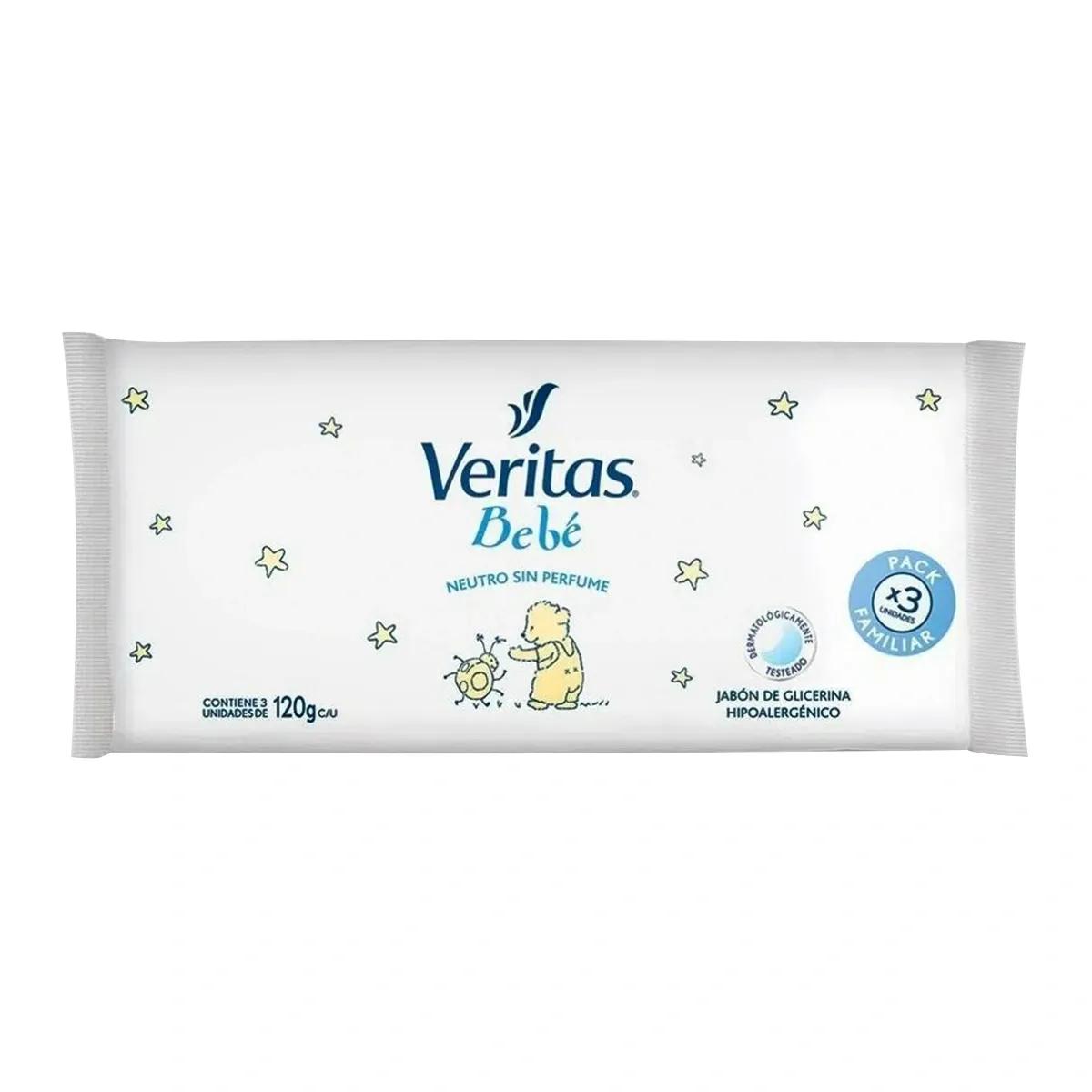 Veritas Jabón Glic Bebe Neutro X3 (7735)