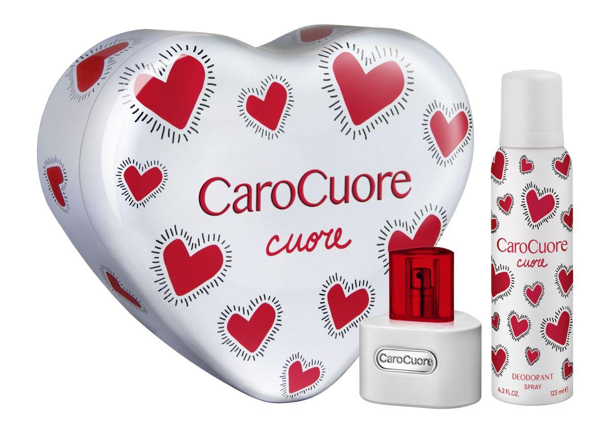 Caro Cuore Cuore Lata Corazon(Edt X 60 Ml+Deo X 123 Ml)