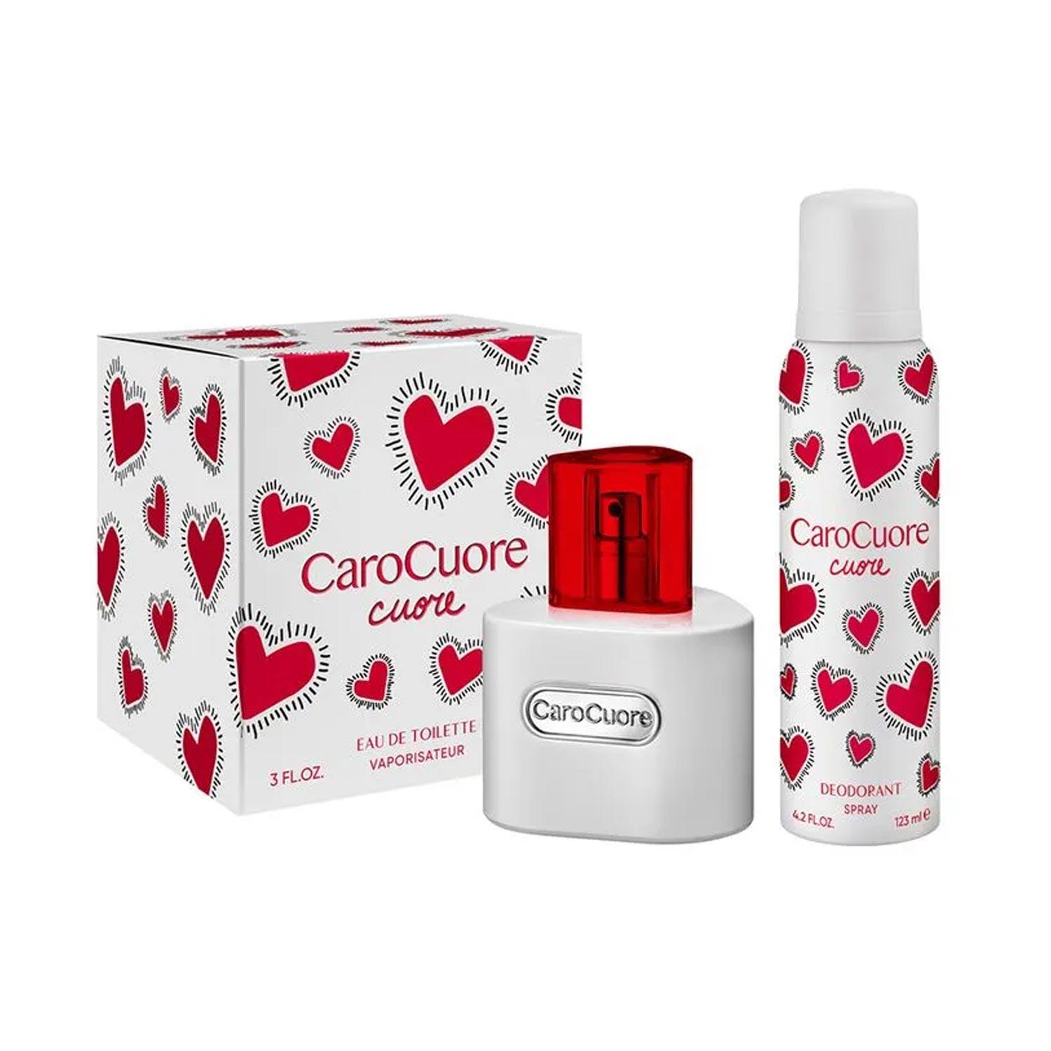Caro Cuore Cuore EDT C-Vap X 90 Ml+Deo X 123 ML Regalo