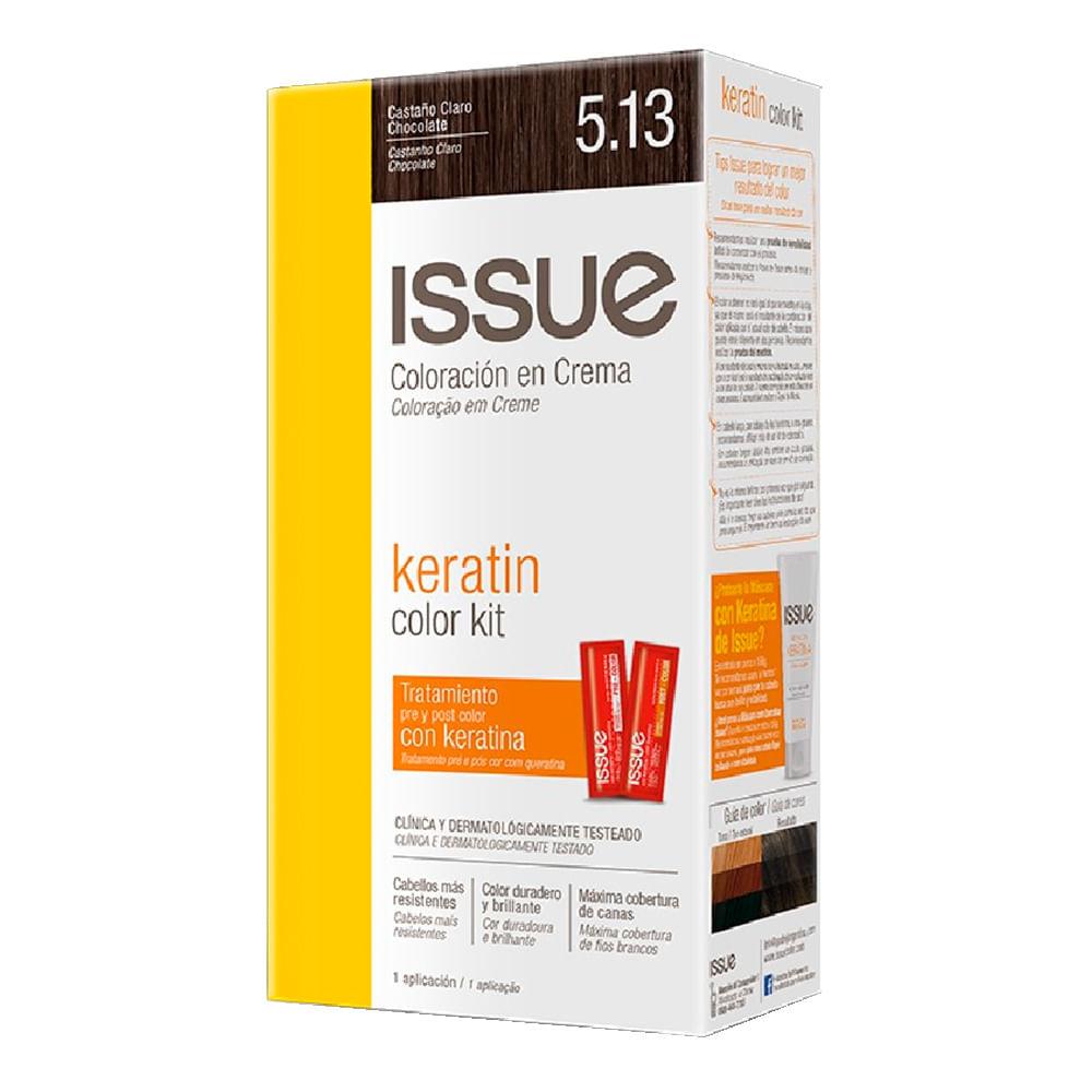 Issue Kit Eco Keratina N 5.13 Castaño Claro Choco