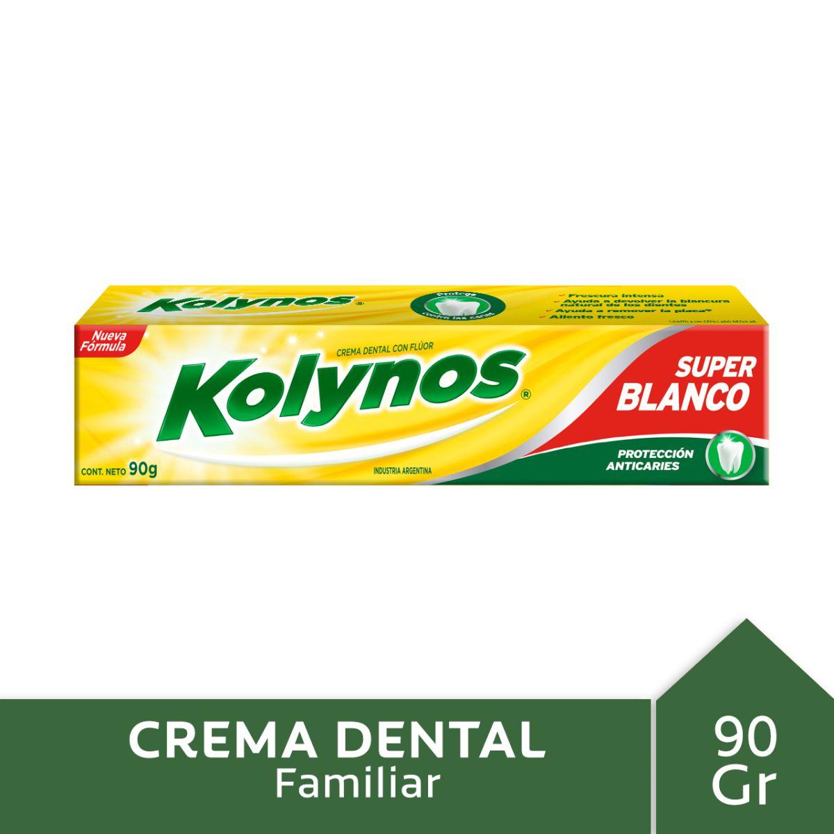 Kolynos Crema Dental Super Blanco
