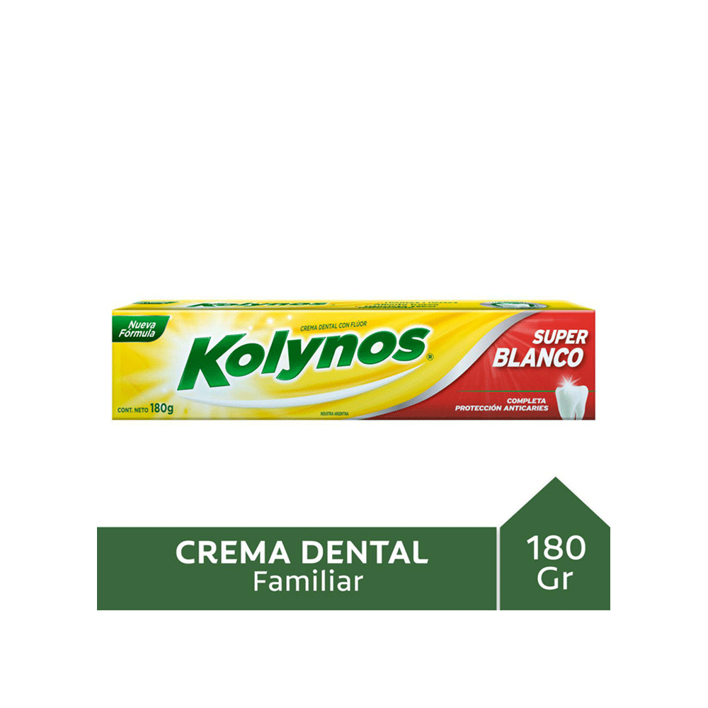 Kolynos Crema Dental Super Blanco