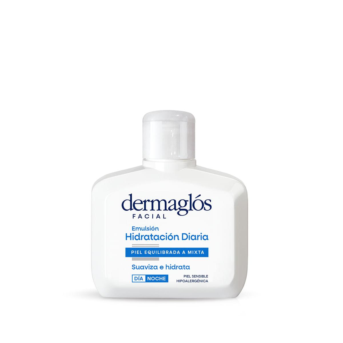Dermaglos Facial Hidratante Diaria Piel Equi/Mix Emulsión