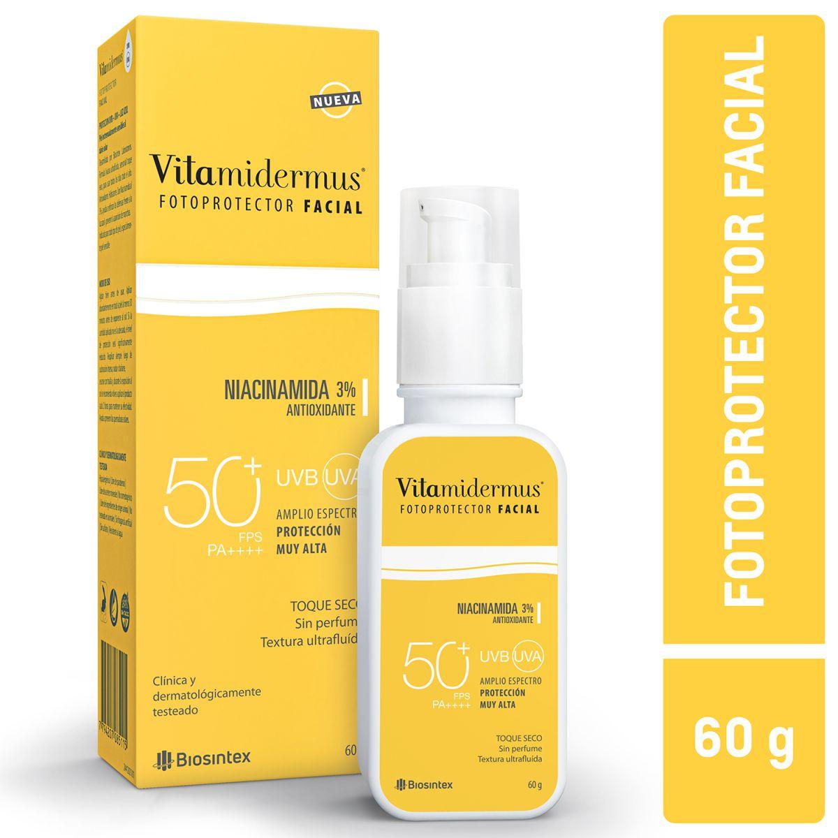 Vitamidermus Fotoprotector Facial FPS 50+
