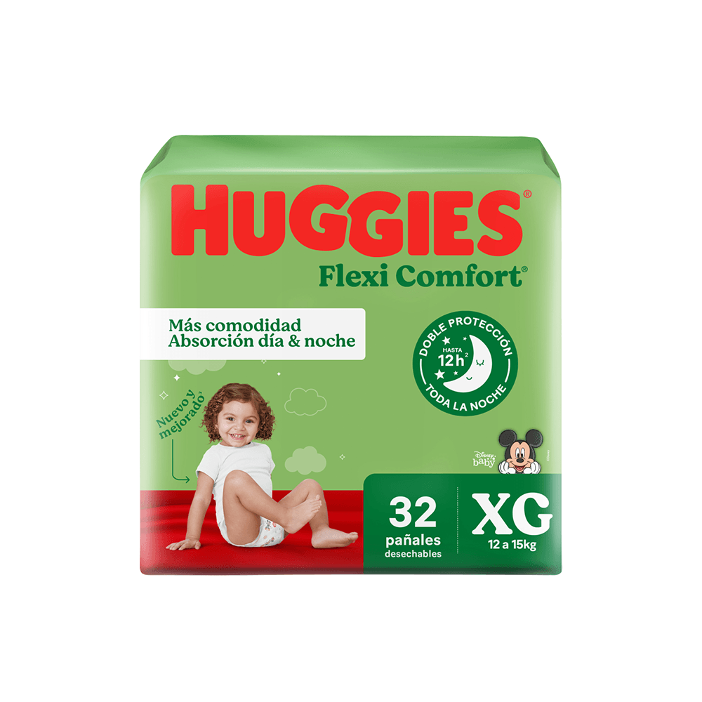 Huggies Pañal Flex Comf Xtra-Flex Xg X32(Disney)