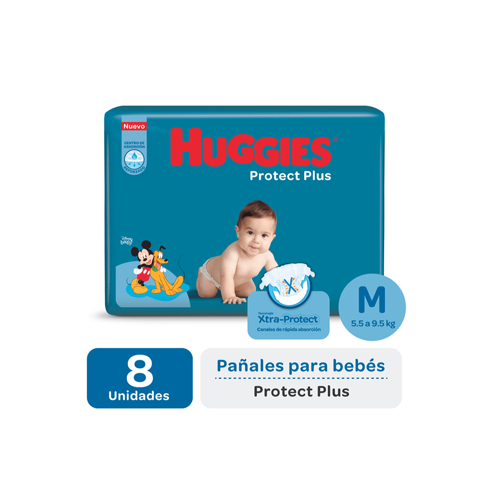 Huggies Pañal Protect Plus M