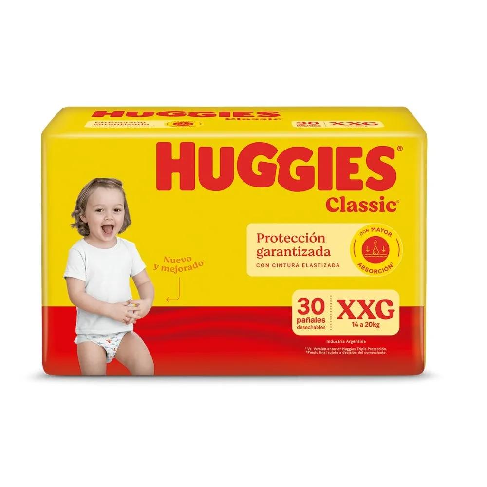 Huggies Pañal Classic Xxg X 30 (Nuevo)