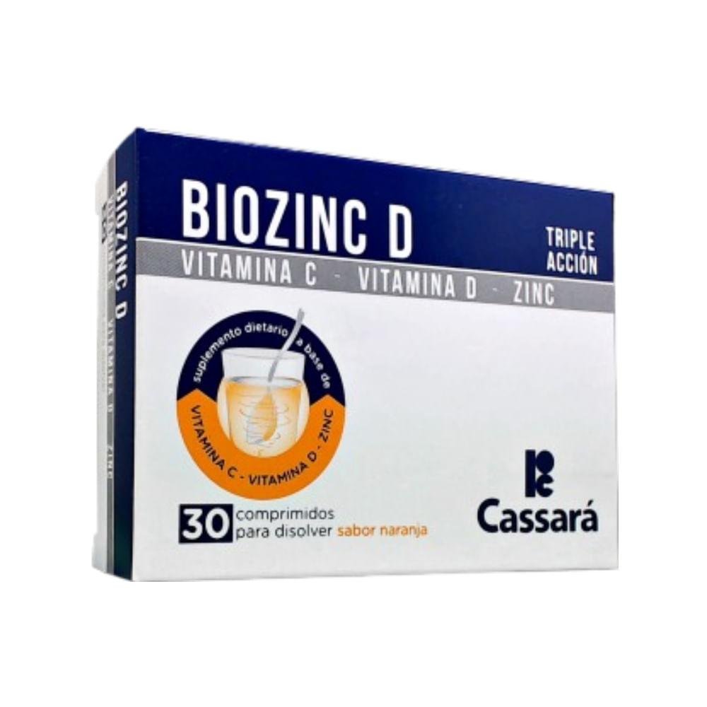 Biozinc D Comprimidos para Disolver S/Naranja