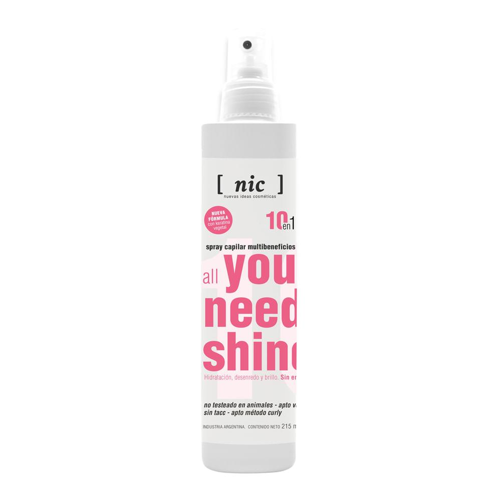 NIC 10 en 1 Shine Spray