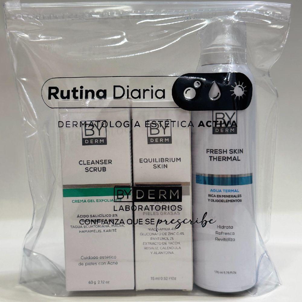 By Derm Pack Rutina Anti Acne (Thermal+Cr Gel Exf+Serum)