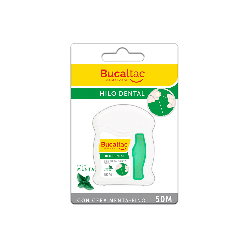 Bucal-Tac Hilo Dental C/Cera Menta Fino X50M