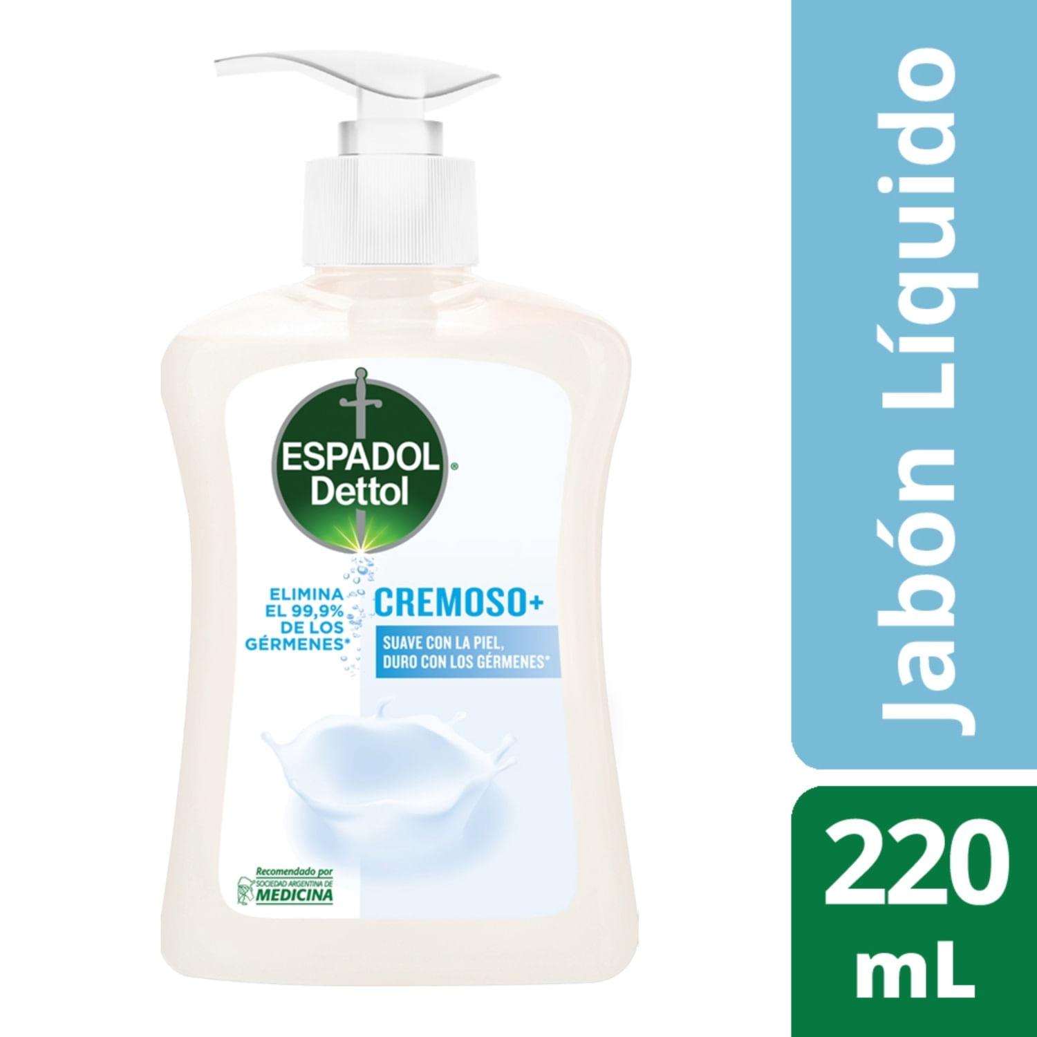 Espadol Dettol Jabón Líquido Cremoso