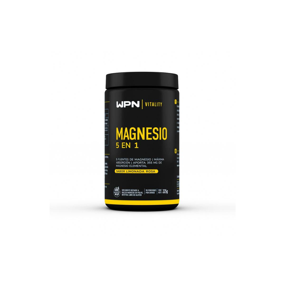Magnesio 5 en 1 Wpn S/Limonada Rosa