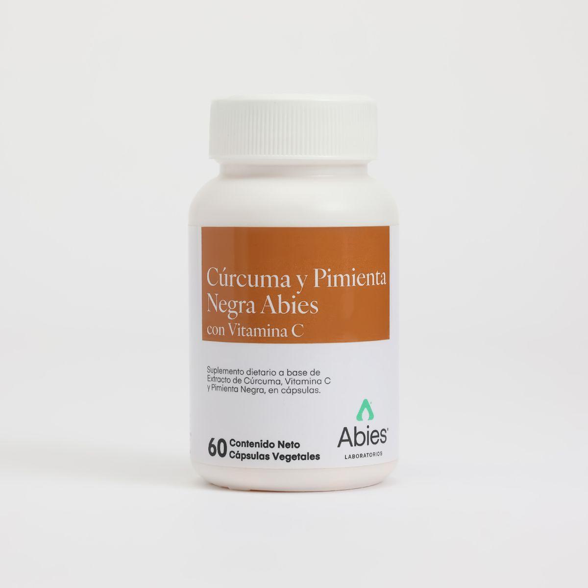 Curcuma y Pimienta Negra Abies C/Vit C Cap