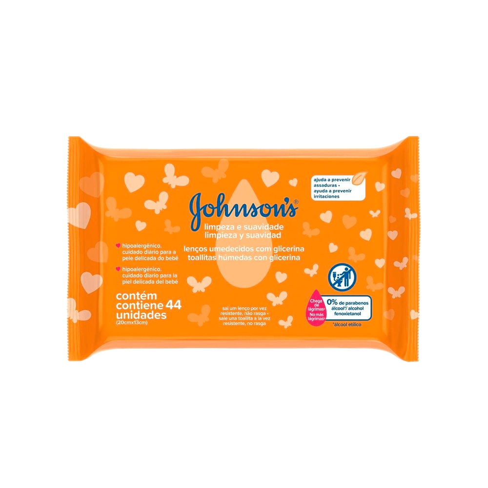 J&J Limpieza y Suavidad Toallitas Húmedas