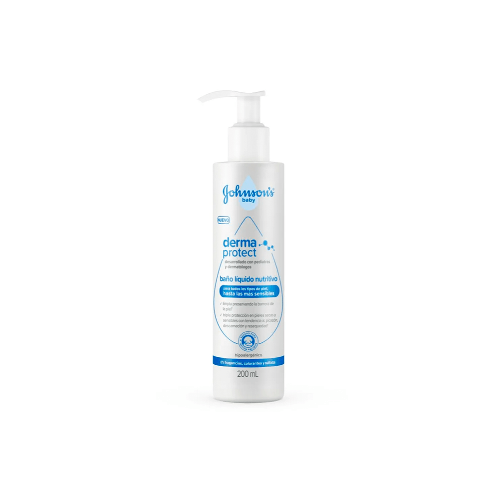 J&J Baby Derma Protec Jabón Líquido Nut