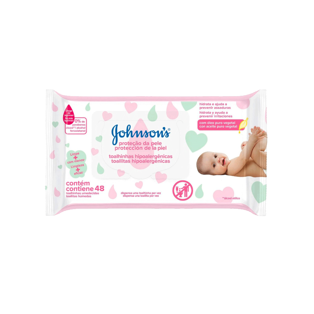 J&J Extra Cuidado Toallitas Húmedas