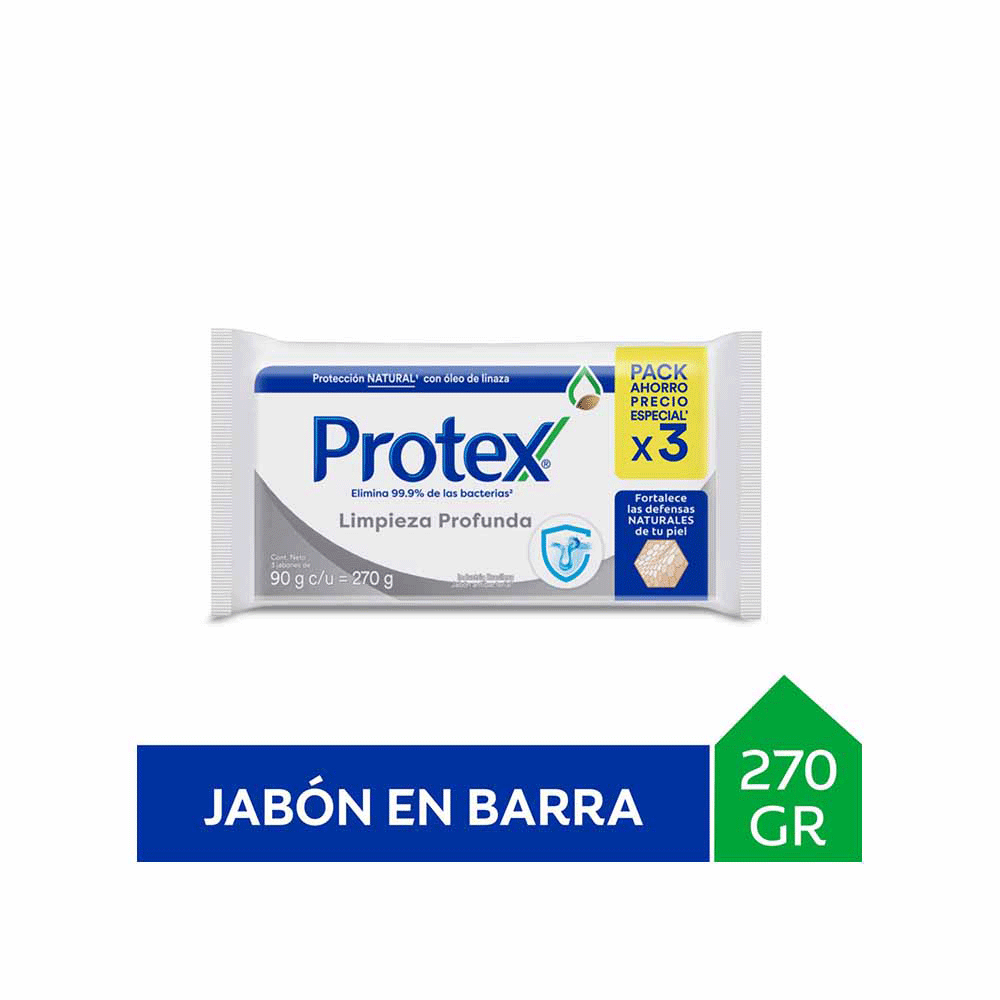 Protex Jabón Toc Limpieza Profunda 3