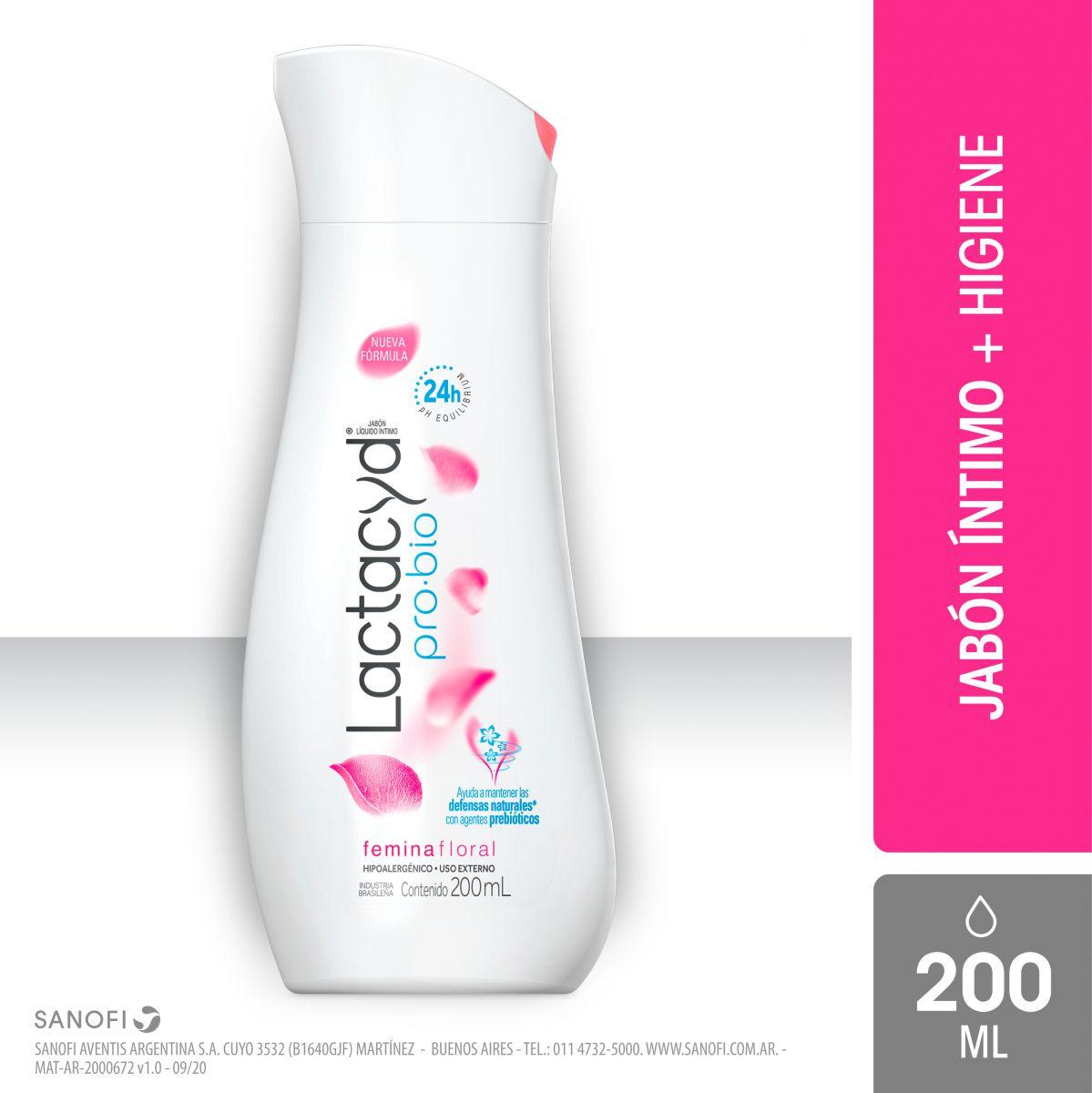 Lactacyd Femina Pro Bio Jabón Líquido