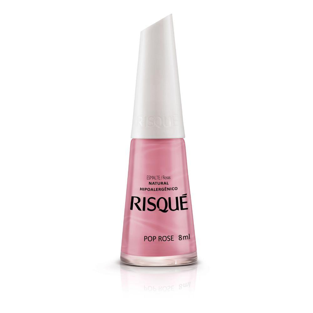 Risque Esmalte Natural Pop Rose