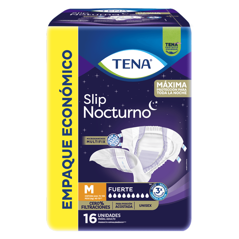 Tena Pañal Desc Ad Slip Nocturna Fte M