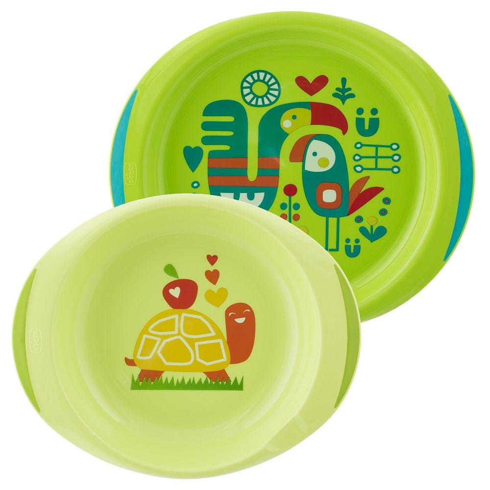 Chicco Set de Plato Babys 12M+