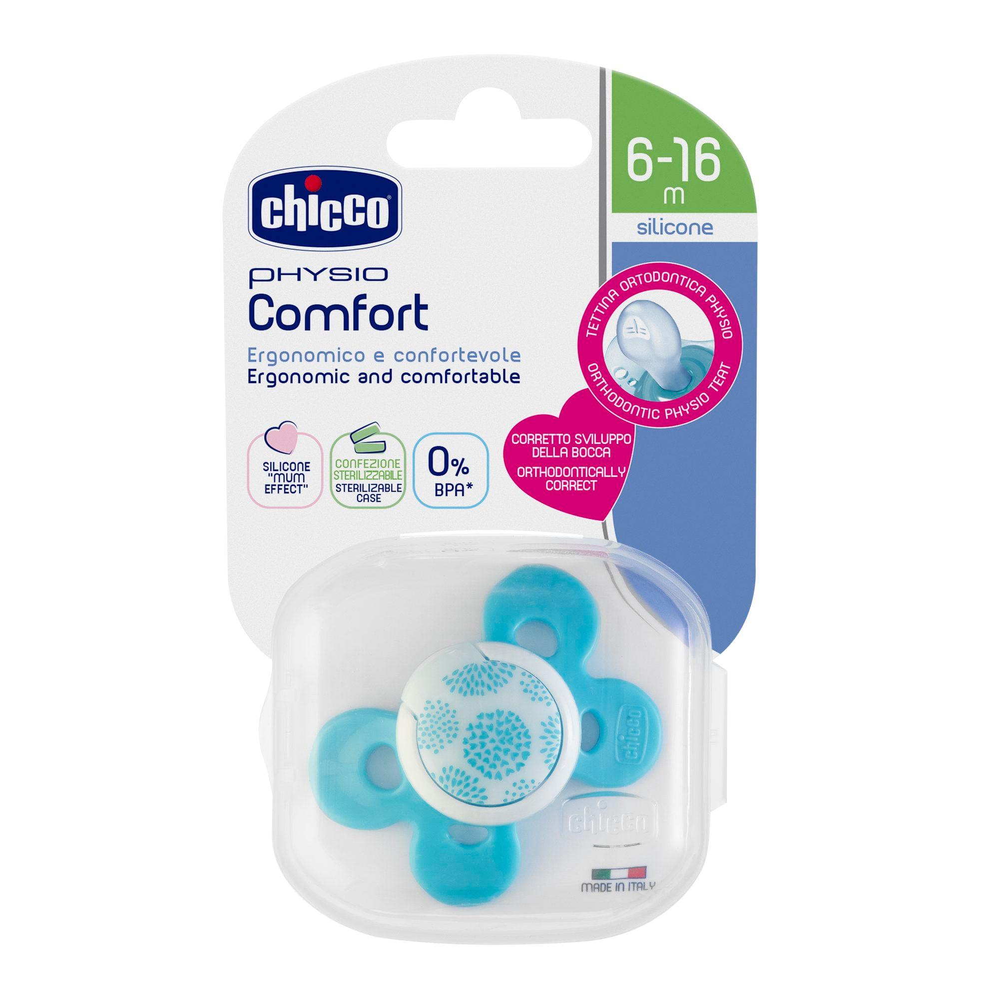 Chicco Chupete Physio Comfort 6-12M Blue