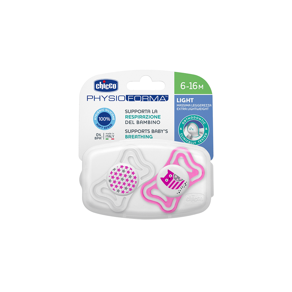 Chicco Chupete Physio Light Nena 6-16M