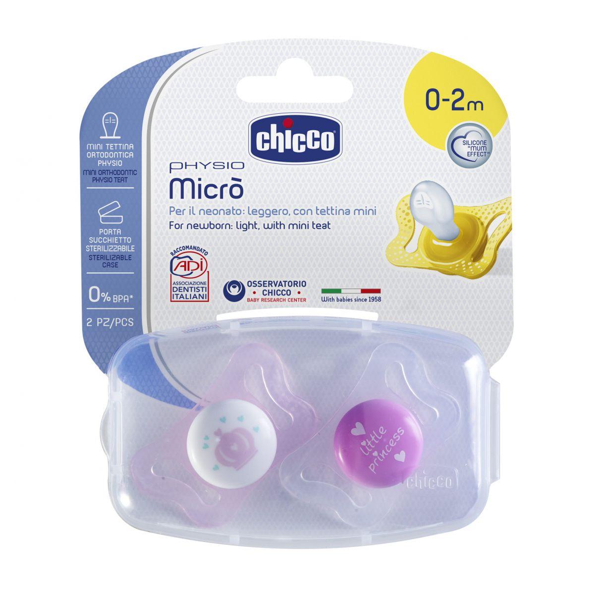 Chicco Chupete Physio Micro 0-2M Girl