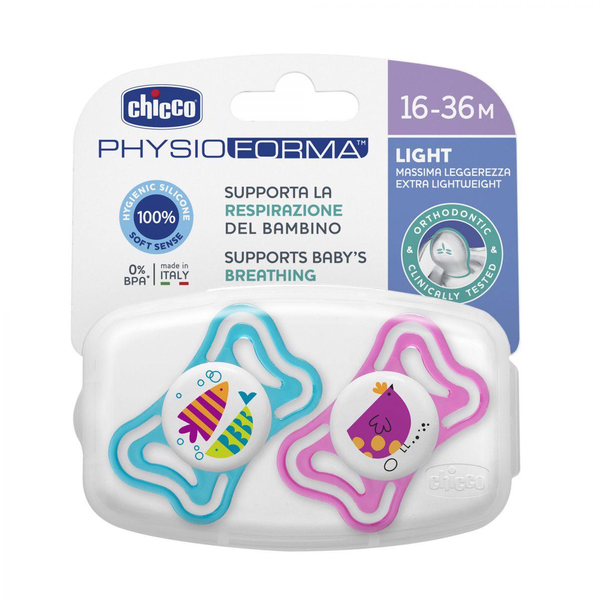 Chicco Chupete Physio Light Nena 16-36m