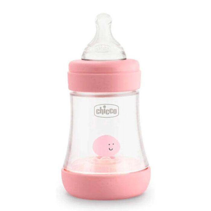 Chicco Mamadera Perfect5 0m+F.Lento Rosa