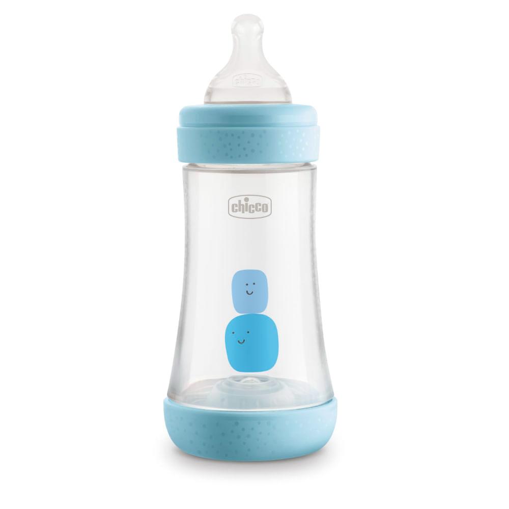 Chicco Mamadera Perfect5 2m+F.Medio Azul