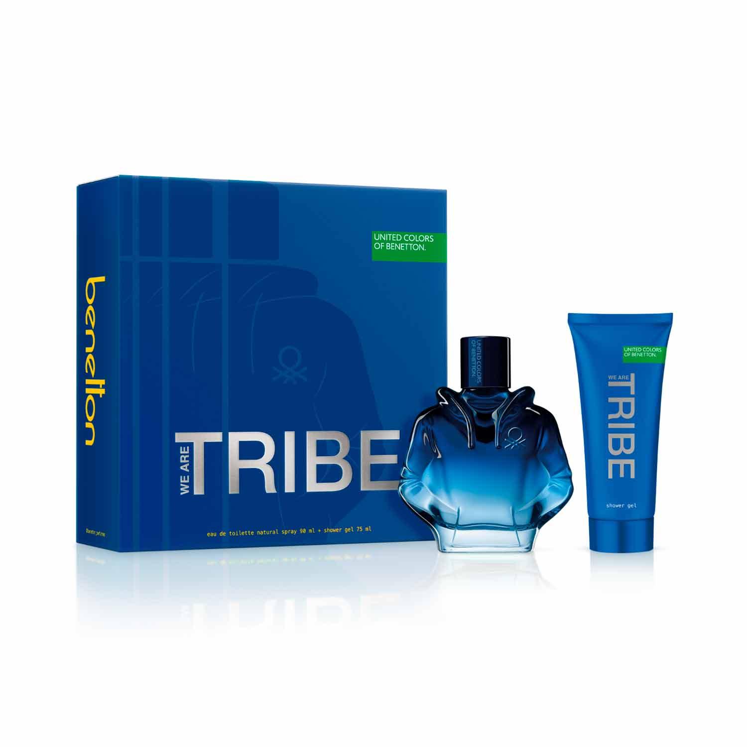 Benetton U.C. Tribe EDT X90 Ml+ Shower Gel X75 Ml(Estuche)